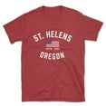 thumbnail image 1 of St. Helens Oregon Patriot Men's Cotton T-Shirt, 1 of 1