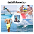 thumbnail image 7 of Kdxio Elephant Sits On A Stack Print Men'S Swim Trunks With Compression Liner 7 Inch Inseam Quick Dry Swim Shorts, 7 of 7