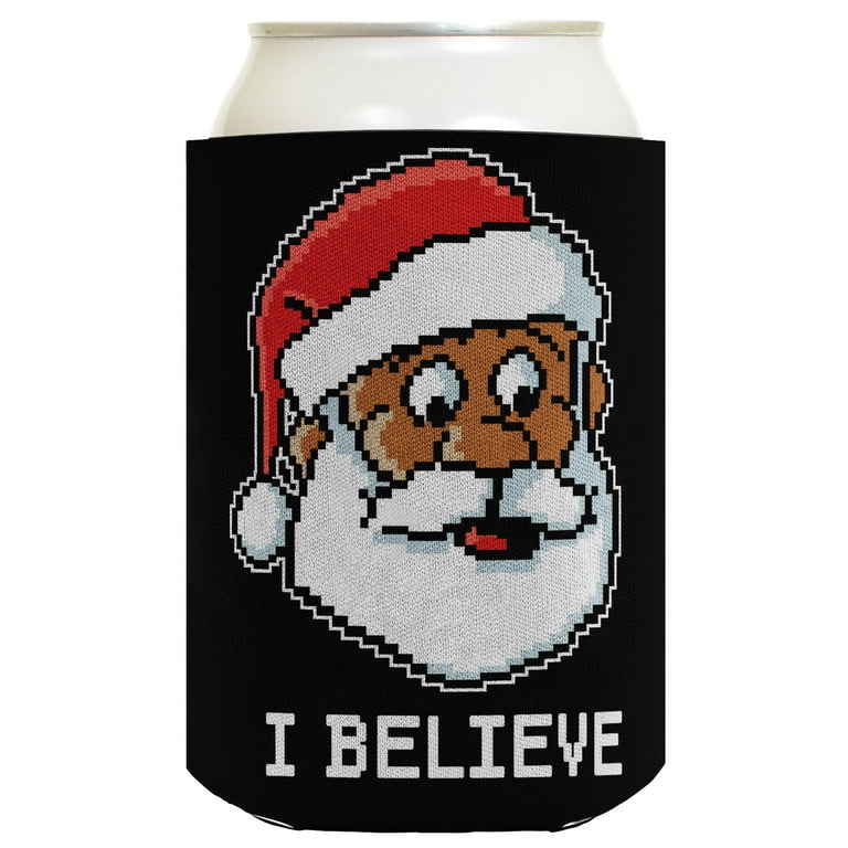 holiday cheer beer can cooler, beer koozie, stocking stuffer christmas