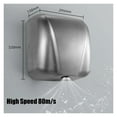 thumbnail image 4 of Automatic Hands Dryer 304ss Jet Hand Dryer For Bathroom Commercial High Speed Hands Drying Machine For Toilet, 4 of 7