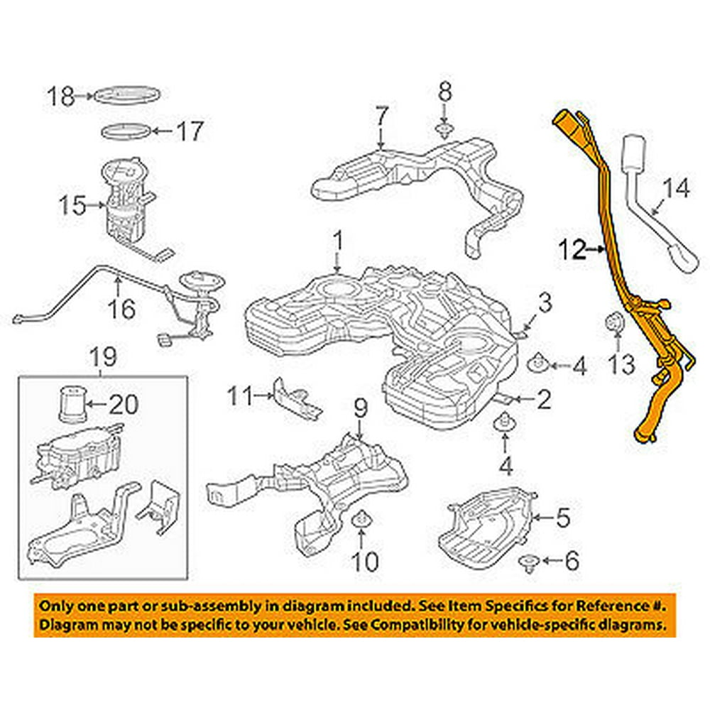 Jeep CHRYSLER OEM Grand CherokeeFuel Tank Filler Neck Tube Pipe