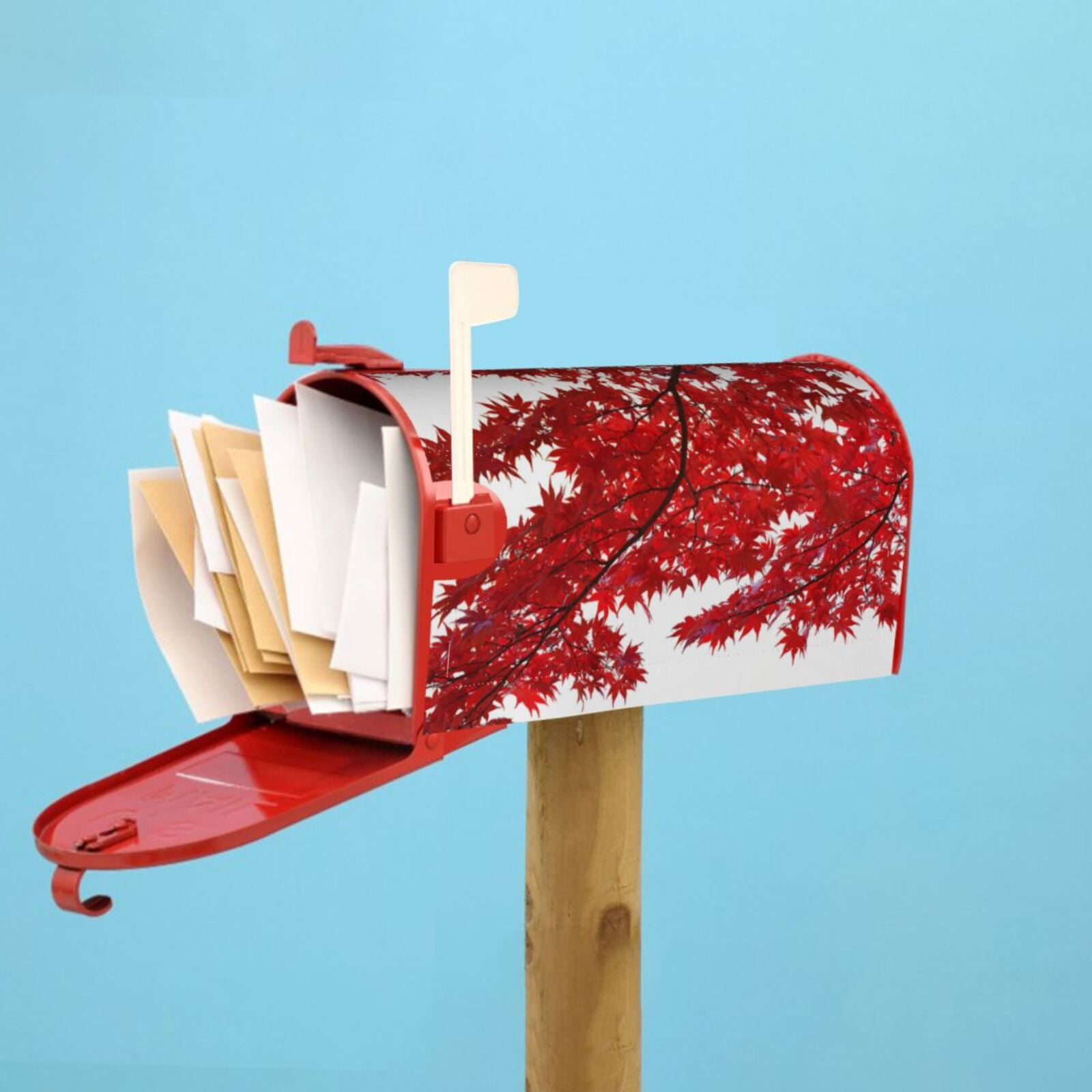 Kdxio Magnetic Mailbox Cover 21x18 in Mailbox Cover Outdoor Decoration Holiday Mailbox Covers for Home Garden Yard-21x18 in