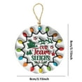 thumbnail image 3 of Fiudx Liquidación de ofertas flash 2024 Regalos navideños colgantes para familiares y compañeros Decoración redonda para árbol de Navidad, 3 of 7