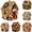All - 6Pcs, variant on DIY Pearl Art - Christmas Collection, 3D Wooden House Rhinestone Diamond Painting Kit with Pearl Beads Holiday Craft Decor, Christmas Village Ornaments for Adults & Teens