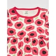 thumbnail image 3 of Touched by Nature Baby and Toddler Girl Organic Cotton Long-Sleeve Dresses 2pk, Poppy, 12-18 Months, 3 of 6