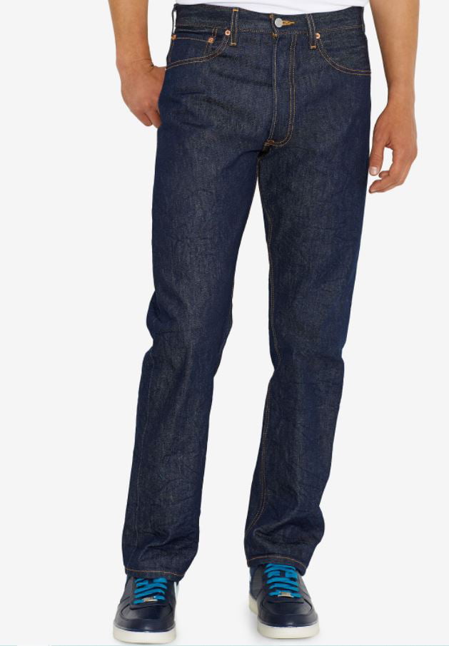 Levi's Men's Rigid 501 Original Shrink-to-Fit, Jeans, 34x38 - Walmart.com