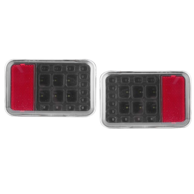 Rear Fog Lamp Fog Light For Led Foglight 2pcs 12V Rear Fog Light 6500K High Brightness IP67 Waterproof Fit For JK 2007-2017