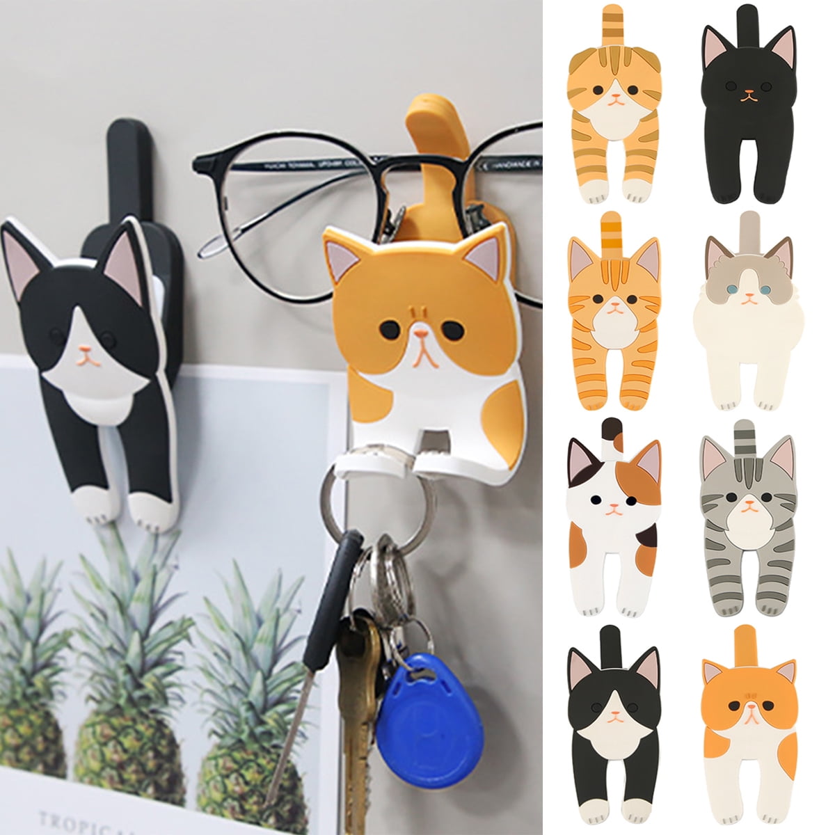 Cheer US for Fridge, Cartoon Refrigerator Hooks Hanger