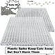 thumbnail image 2 of 16 Pack Cat Repellent Outdoor Scat Mat Cats Dogs Plastic Mats With Spikes Clear Spiked Deterrent Training Pet Mat Cat Repellent Mats QIZ, 2 of 5