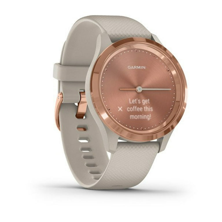 Garmin vivomove® 3S Light Sand with Rose Gold Hardware - Walmart.com