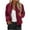 Red F, variant on Enjoytime Jackets for Women Trendy Solid Color Long Sleeved Zipper Outwear Fall Fashion Thin Casual Jacket