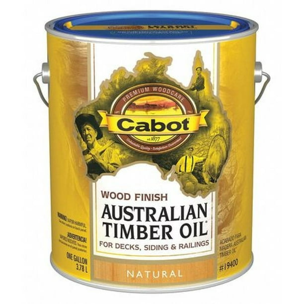 Cabot Australian Timber Oil Exterior Natural 1 Gl Case Of 4 1921