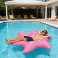 thumbnail image 6 of 4.6FT Inflatable Water Float Bed for Pools â Outdoor Lounger with Raised Edges, Quick Inflation, Comfortable Floating Mattress for Pool Parties & Water Parks, 6 of 9