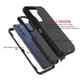 thumbnail image 3 of Galaxy S21 FE 5G Cases, Sturdy Case for Galaxy S21 FE 5G 6.4", Tekcoo Full-Body Heavy Duty Armor Hard Plastic & Shock Absorption Rubber Rugged Bumper 3-in-1 Case Cover -Black, 3 of 7