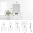 thumbnail image 3 of PAIHOME Gold Metal Framed Bathroom Mirror for Wall, 22" x 30" Vanity Mirror for Modern Decorative, 3 of 7