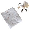 thumbnail image 1 of Cochecito De Bebé Mosquitera Transpirable Cubierta Completa Universal Bebé Bordado Mosquito Cortina Protector Solar Suave Mosquito Cubierta Con Patrón Lindo Para El Parque En Casa Al Aire Libre Noticed HA013677-00, 1 of 7