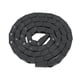 thumbnail image 1 of Cadena portacables de plástico Nikou negra con conector de extremo 1 metro, 1 of 9
