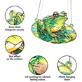 thumbnail image 3 of 89Bloom Frog Stained Glass Hologram Ornament, Stained Glass Suncatcher Ornaments Home Decor, Holographic Ornaments, 3 of 7