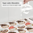 thumbnail image 5 of XMXT Microfiber Drying Mat for Kitchen Counter, Christmas Donut Elf Absorbent Dish Drying Mats for Sink Dishes Rack Pad, 16 x 18 inches, 5 of 9