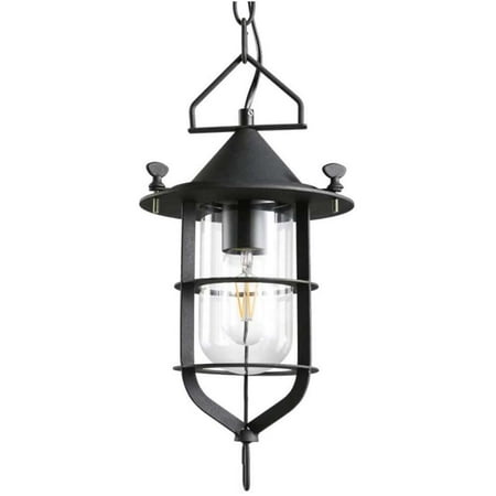 Crday Black Pendant Light Industrial Farmhouse Barn Hanging Lighting Fixture With Shade And Glass Lampshade Adjustable Chain Ceiling For Kitchen Dining Room Bar Hotel Canada Crday Black Pendant Light Industrial, Industrial Farmhouse Lighting