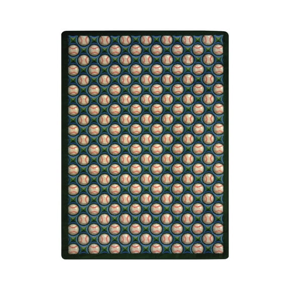 Bases Loaded 3'10" x 5'4" Area Rug In Color Spring Training