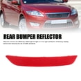 thumbnail image 3 of Rear Bumper Reflector for  MK4 2007-2014, Anti Scratch Car Rear Bumper Reflector Strip Cover, Safe Driving Enhancing Visibility Behind, Red, 3 of 7