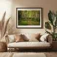 thumbnail image 3 of Trail in Burke - Burke Vermont Photography Forest Woods Nature Scenic Wilderness Woodland Rural Black Framed Wall Art Print 12 x 18 inches, 3 of 4