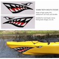 thumbnail image 3 of Pegatinas MOOCY con forma de dientes de tiburón para kayak, canoa, barco, coche, 3 of 7