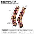 thumbnail image 7 of Knee High Socks for Men and Women, ice cream cake Althletic Compression Socks, Support Long Tube Socks for Outdoor Sport, Calf Socks, High Stockings for Women Men, 7 of 7