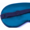 thumbnail image 5 of Antifaz para dormir suave y opaco, paquete de 2, con correa ajustable, color negro y verde, 5 of 5