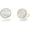 Yellow Gold, variant on S.Leaf Shell Earrings Mother of Pearl Earrings Silver Stud Earrings for Women Hypoallergenic Earrings Round Disc Stud Earrings for Women（ Rose Gold）