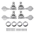 thumbnail image 1 of Set Of 4 Bass Tuning Pegs, 2L2R Zinc Alloy Machine Heads Set Bass String Open Tuners For Bass, 1 of 8