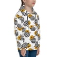 thumbnail image 3 of Rocae plaid Pumpkin Daisy for Hoodie for Boys Sweatshirts for Teen Girls Youth Hoodie-Medium, 3 of 6