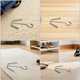 thumbnail image 4 of Organizador De Armario De Acero Inoxidable Con 8 Ganchos Dobles Para Secar Zapatos Sandalias Chanclas Y Zapatillas Estante Colgante Ahorrador De Espacio, 4 of 4