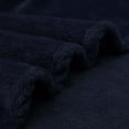 thumbnail image 6 of Unique Bargains Fuzzy Plush Flannel Fleece Throw Blanket Navy Blue 78" x 90", 6 of 8