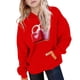 thumbnail image 3 of TaTaai Womens Graphic Hoodies Streetwear Hoodie Coquette Bow Graphic Aesthetic Preppy Long Sleeve Pocket Pullover Gift, 3 of 5