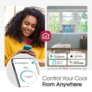 LG 24,000 BTU 1560 Sq ft Window Smart Air Conditioner with Remote, LW2521ERSM