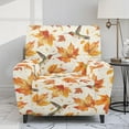 thumbnail image 2 of Psesaysky Hummingbird Maple Leaves Pattern Recliner Chair Cover,Fall Stretch Reclining Sofa Covers with Pockets,Washable Lazy Boy Recliner Slipcovers, Couch Protector for Kids, Pets, Dog and Cat, 2 of 7