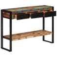 thumbnail image 5 of vidaXL Console Table 110x30x76 cm Solid Wood Reclaimed, 5 of 5