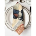 thumbnail image 2 of Hokiten Kitchen Dinner Napkins Set of 8 Navy Blue Vintage Rooster Cloth Napkins Reusable Washable Table Napkins for Weddings Cocktail Parties Holiday Table Decor 20x20 Inch, 2 of 8