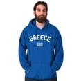 thumbnail image 2 of Greece Country Flag Soccer Fan Pride Hoodie Sweatshirt Women Men Brisco Brands X, 2 of 2