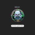 thumbnail image 1 of 1pc Car Window Reflective Sticker 3d Radioactive Skull Virus Vinyl Decal Car Motorcycle Waterproof L, 1 of 5