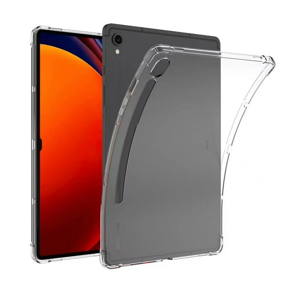 Clear Shell Case for Samsung Galaxy Tab S9 11.0" 2023 SM-X710, Transparent Four Corner Protection TPU Drop Proof Shockproof Anti-Fingerprint Anti-Yellow Case for Tab S9 FE 10.9" 2023 SM-X510, Clear