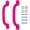 Pink, variant on Swing Set Stuff Inc. 10" Playground Handles (Blue)