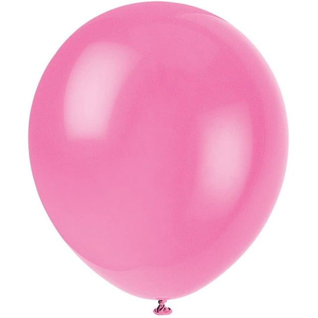 12" Latex Hot Pink Balloons, 72ct