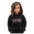 thumbnail image 2 of LUOGENLI Girls Hoodies Size 14-16 Blue Boy Girl Hoodie Long Sleeve Soft Sweatshirt Graphic Hoody Kids Cute Pullovers Top Clothes Sweatshirts for Girls Hoodies for Girls 14 16 White Black 6-7 Years, 2 of 4