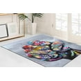 thumbnail image 2 of Graffiti Rugs, Fist Graffiti Rugs, Colorful Fist Rug, Bath Rug, Street Art Fist Rug, Anti-Slip Carpet Rug, Saloon Rugs, Man Cave Rug, 5.9'x9.2' - 180x280 cm, 2 of 8
