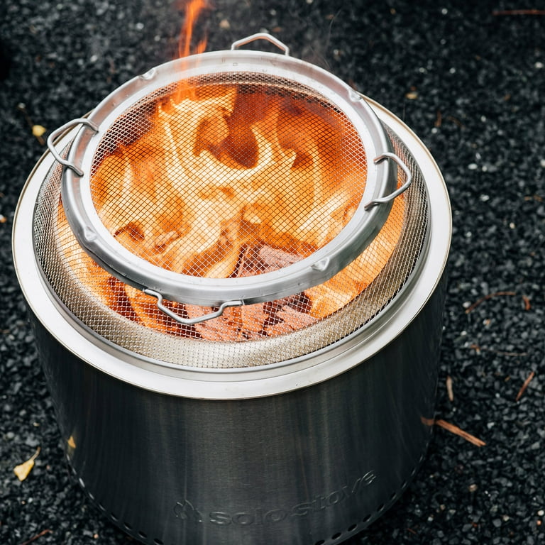 Solo Stove Bonfire Smokeless Backyard Bundle (Bonfire, Stand, Shield,  Shelter), 304 Stainless Steel - Walmart.com