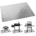 thumbnail image 1 of Grill Mat Bbq Fire Resistant Mat Grill Splatter Rug Fireproof Heat Floor Protect, 1 of 4
