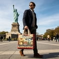 thumbnail image 5 of Luckky 250th Anniversary Tote Bag,1776-2026 Patriotic Quilted Shoulder Bag, 5 of 9